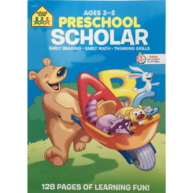 Preschool Learning Workbook – 128-Page Variety Pack For Early Education 1