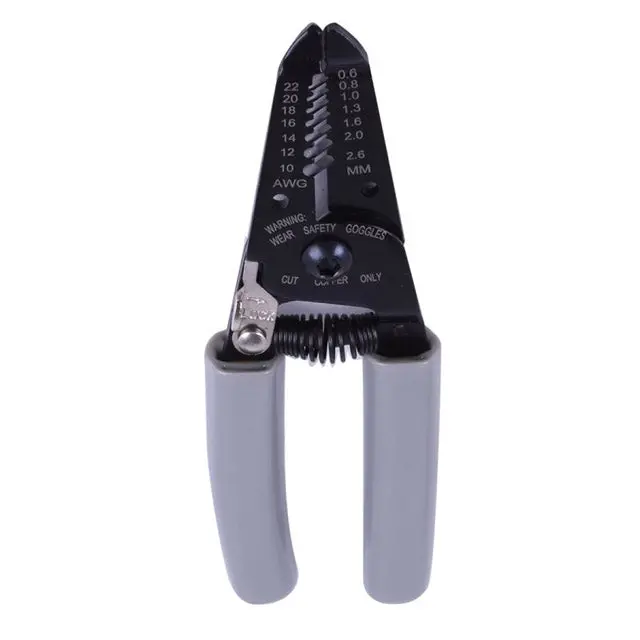 Professional Wire Stripper & Cutter Tool – Handles 10–22 Awg Cables 1