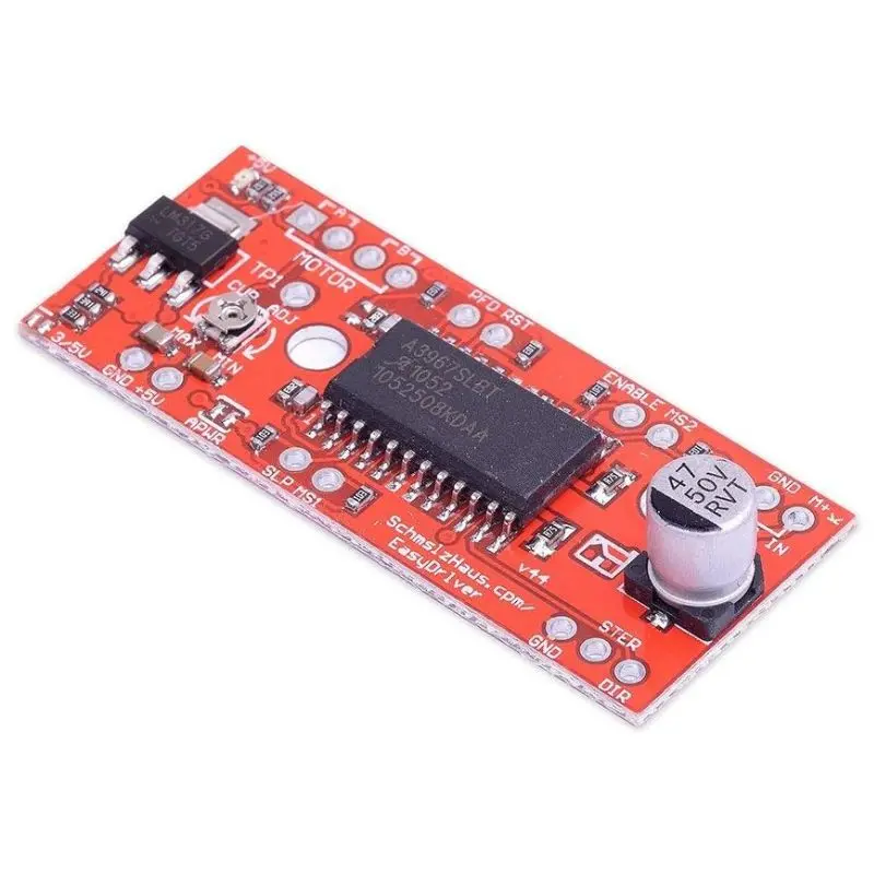 Promr-010263 A3967-Based Easydriver V4.4 – 7–20V Supply, Breadboard-Friendly Stepper Controller 1