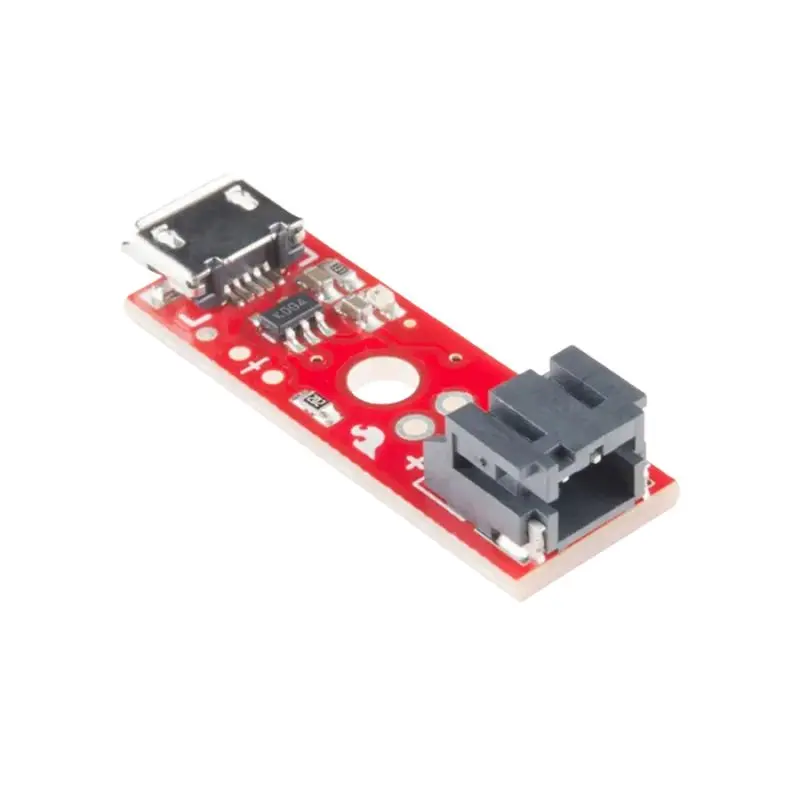 Prt-10217 – Basic 3.7V Lipo Charging Board With Micro Usb And Dual Jst Connectors 1