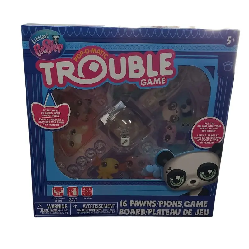 Ps2515-Tb: Littlest Pet Shop Trouble Board Game – Family-Friendly Fun 1