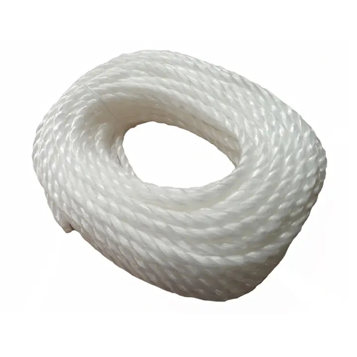 Pt4100 Twisted Polypropylene Rope – 100 Feet × 1/4 Inch, 113-Lb Break Strength, White 1