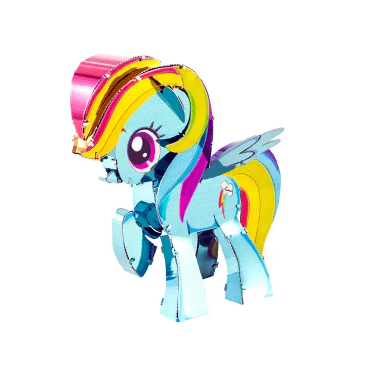 Rainbow Dash Pony – 3D Laser-Cut My Little Pony Metal Model 1