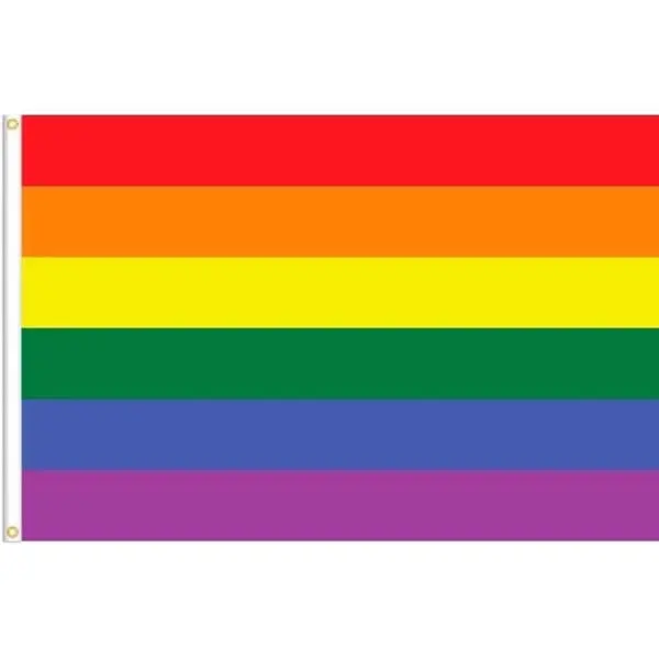 Rainbow Pride Flag – 3X5 Ft Lgbtq+ Symbolic Display Banner 1