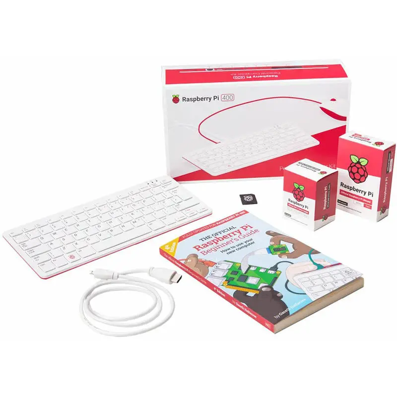 Raspberry Pi 400 All-In-One Computer Kit — 4Gb Ram, 1.8Ghz Cpu, 16Gb Sd, Hdmi Cable 1
