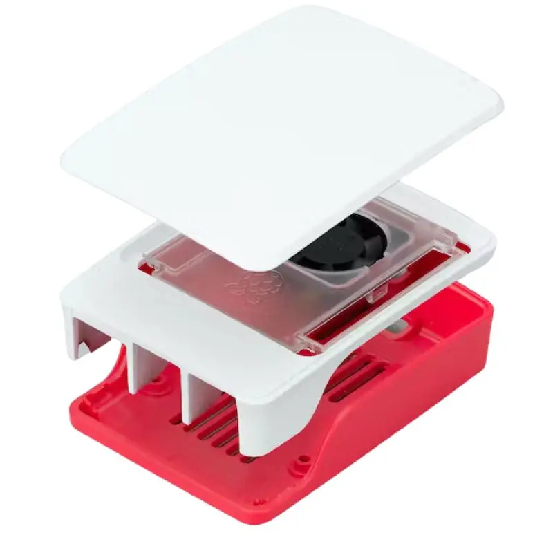 Raspberry Pi 5 Enclosure With Active Cooling Fan – Durable Plastic Case 1