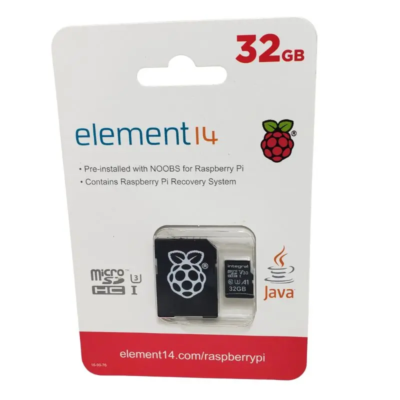 Raspberry Pi Microsd Card – 32Gb Class 10 With Preloaded Noobs Os 1