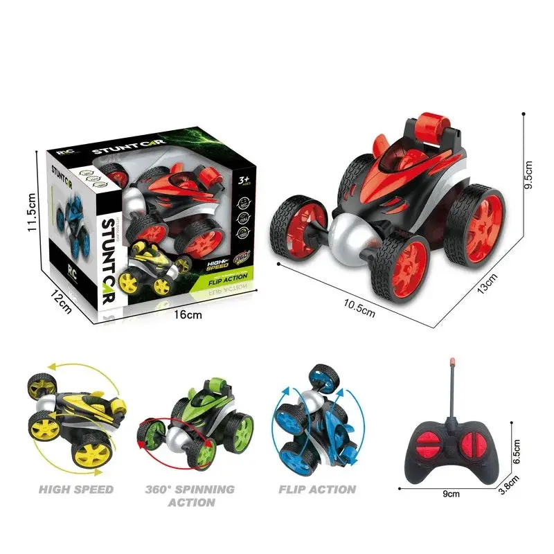 Rc Stunt Car For Kids – Light & Sound Effects, Battery-Powered, Assorted Colors 1