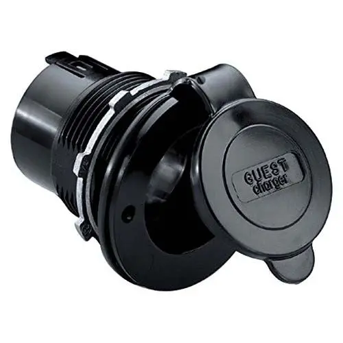Rear-Mount Charging Port Adapter With Flip Lid For Secure Connectivity 1