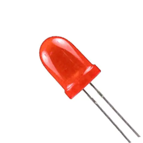 Red 5Mm Diffused Led – 18–82 Mcd @ 10 Ma, Pack Of 100 (Part #55-552-100) 1