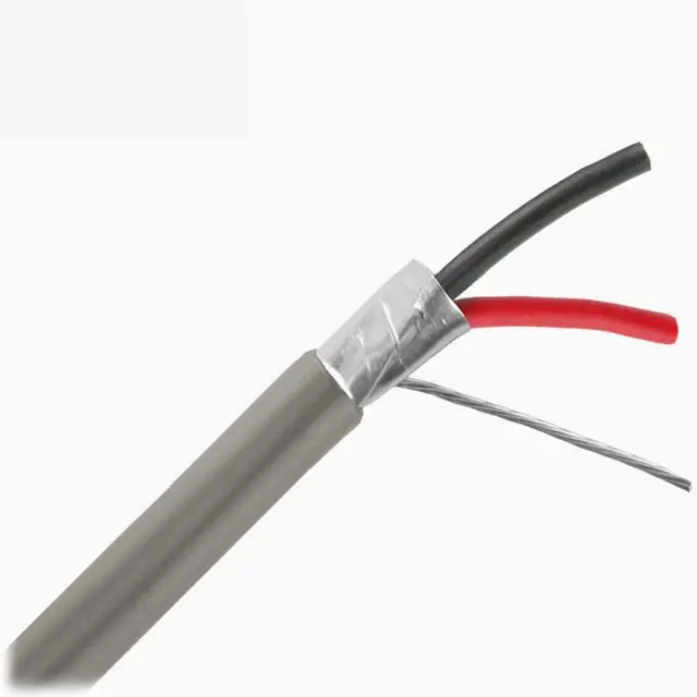 Red/Black Shielded 2-Conductor Cable – 18 Awg, 300M Roll, Ft4 Rated 1