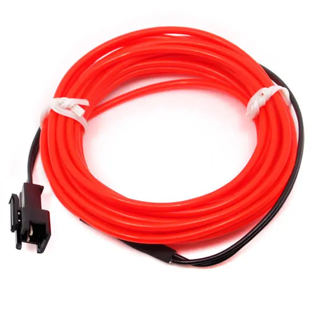 Red El Wire – 2.3Mm Diameter, 3-Meter Length, Direct-Drive Design 1