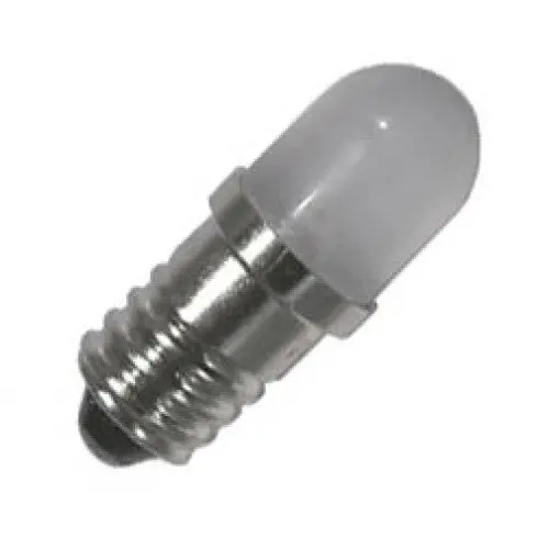 Red Led Screw Bulb – 12Vdc, 20Ma, 2000Mcd, T-3¼ (10Mm) Base 1