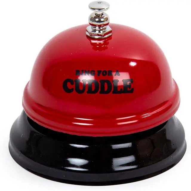 Red Novelty Table Bell – Decorative Desk Or Counter Alert Device With Classic Ring Sound 1