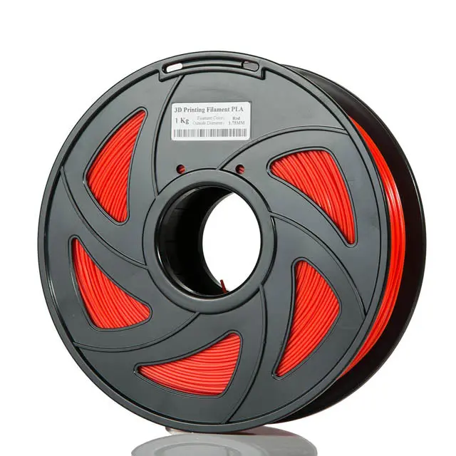 Red Pla 3D Printing Filament – 1.75 Mm Diameter, 1 Kg Spool, 2-Inch Core 1