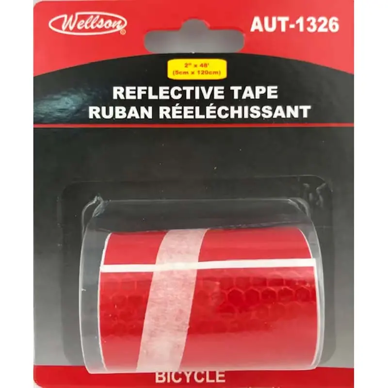 Red Reflective Safety Tape – 2 Inches × 48 Inches (2.5 Cm × 120 Cm) 1