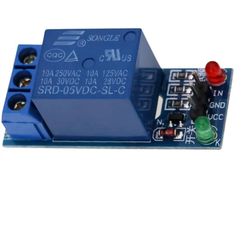 Relae-000101 – Single-Channel 5V Relay Module (10A, Spdt), 250Vac Rated, With Driver Circuit 1