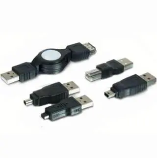Retractable Usb Adapter Kit With Integrated Cable 1