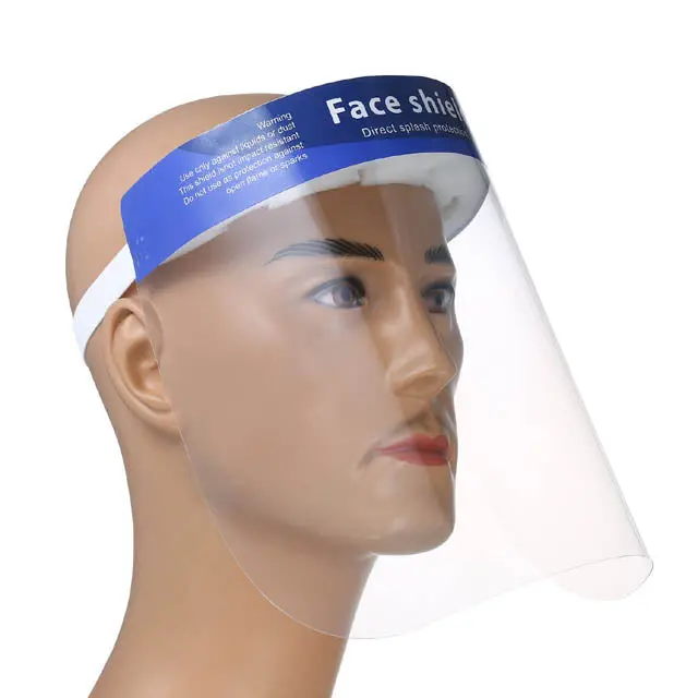 Reusable 8" × 12" Clear Face Shield For Personal Protection 1