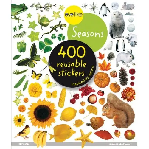 Reusable Sticker Collection Book – 400 Assorted Designs, Easy Peel-And-Stick Sheets 1