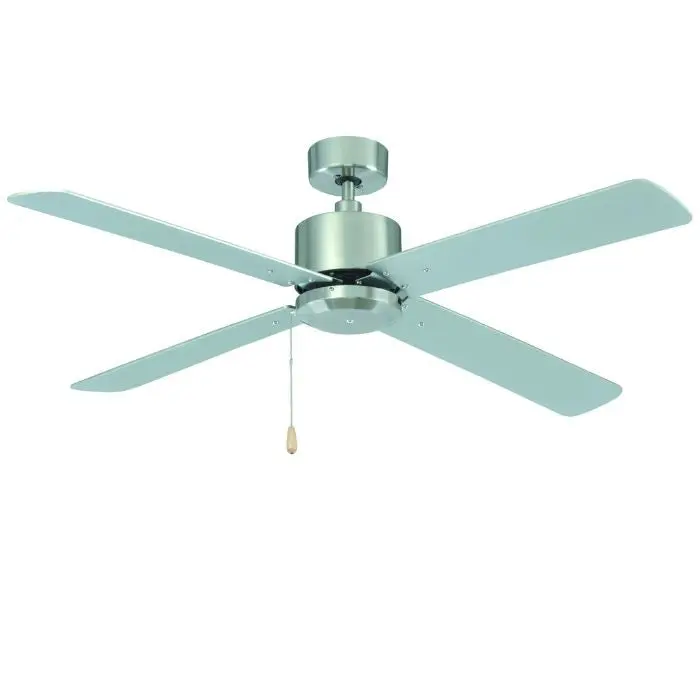 Reversible 52-Inch Ceiling Fan – 4-Blade, 3-Speed White Design For Efficient Airflow 1