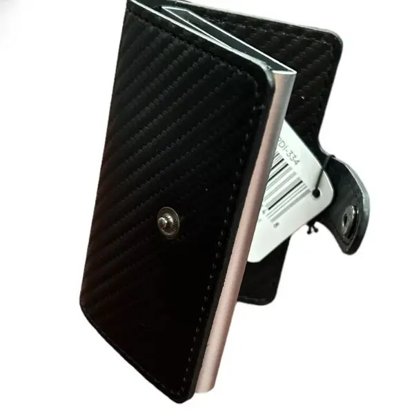 Rfid-Blocking Card Eject Wallet – Slim Profile, Assorted Fashion Colors 1