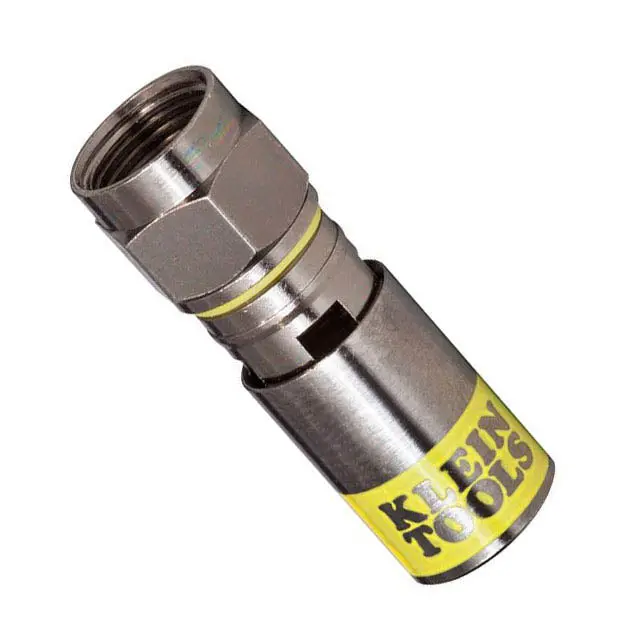 Rg6 F-Type Compression Connector: Perma-Seal Weatherproof Design – 10-Pack 1
