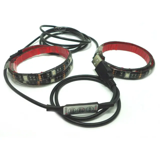 Rgb Led Flexible Strip Light – Usb-Powered, 10.75 In + 6 Ft Cable 1