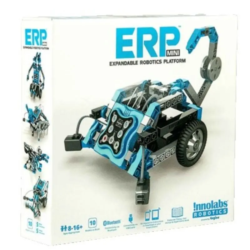 Rob20 Stem Robotics Erp Mini Platform – Expandable Educational Robot Kit With 10 Buildable Models 1