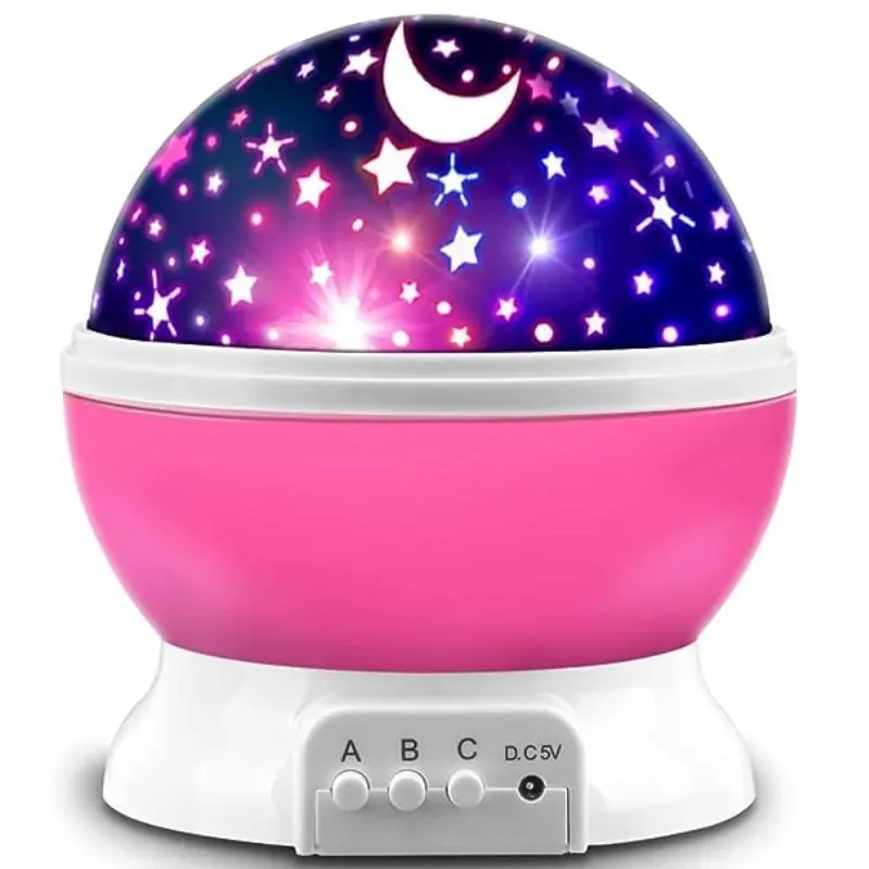 Rotating Dream Lamp – White Led Desk Light With Smooth 360° Motion Effect 1