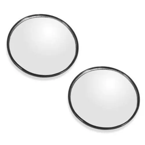 Round Blind Spot Mirror – Adjustable, Pack Of 2 1