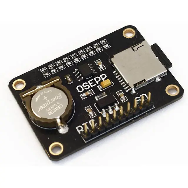 Rtcsd-01 Real-Time Clock + Microsd Card Breakout — Wide Voltage Support (3.3–5V) 1