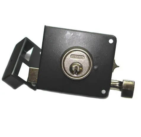 S850-057 Left-Handed Nickel-Plated Deadbolt – Easy-Mount Design With Keys 1