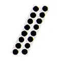 Sa-301 – 20.5Mm Black-And-White Adhesive Hook-And-Loop Dots (12-Pack) 1