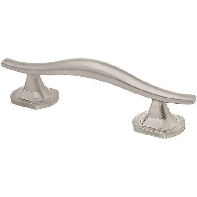 Satin Nickel Cabinet Pull – 3-Inch Durable Mounting Handle 1