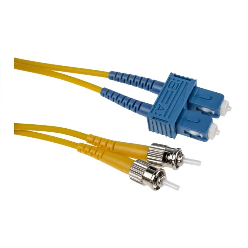 Sc-St Duplex Singlemode Fiber Patch Cable – 3M, 9/125 Μm, Ofnr Rated, Yellow 1