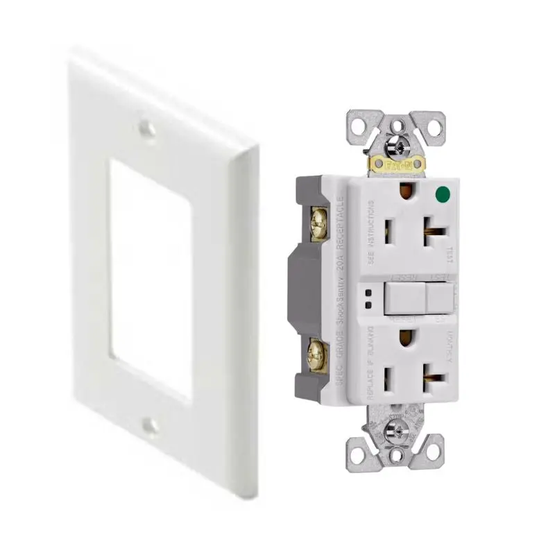 Sgfh20W Decora-Style 20 A Hospital-Grade Gfci Receptacle – 2-Pole, White Finish 1