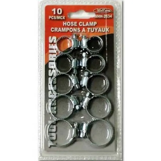 Silver Hose Clamp Assortment – 10-Piece Pack For General Use 1