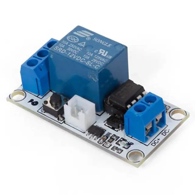 Single-Channel Relay Module – 12V Touch-Activated Bistable Switch Board 1