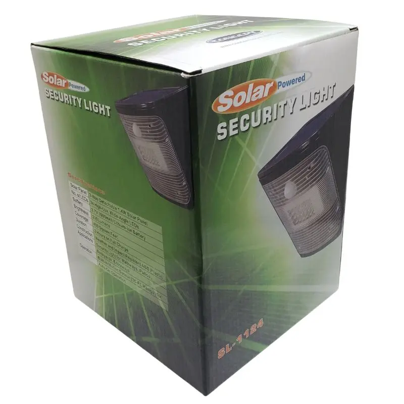 Sl-1124 Motion-Sensor Security Light – Outdoor Led, 210 Lumens, Covers Up To 400 Sq Ft 1
