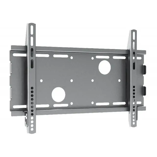 Slim Tilting Wall Mount For 23–37 Inch Tvs – 165 Lb Load Limit, Silver Aluminum Frame 1