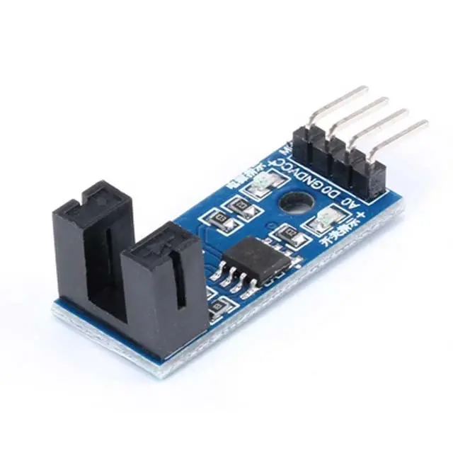 Slot-Type Ir Optocoupler Sensor Module – Lm393 Comparator, 3.3–5V Compatible 1