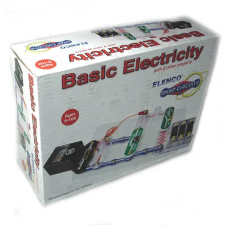 Snap Circuits Basic Electricity Kit – 8 Hands-On Projects For Beginners (Scp-10) 1