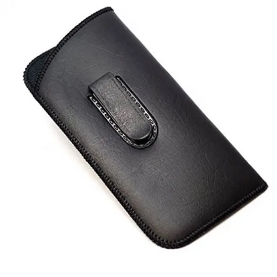 Soft Fabric Eyewear Pouch With Built-In Clip – Portable Storage Solution 1
