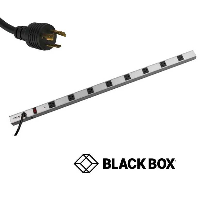 Sp214A-R3 – 8-Outlet Locking Power Strip, 15 Ft Cord, Nema L5-20P Input 1