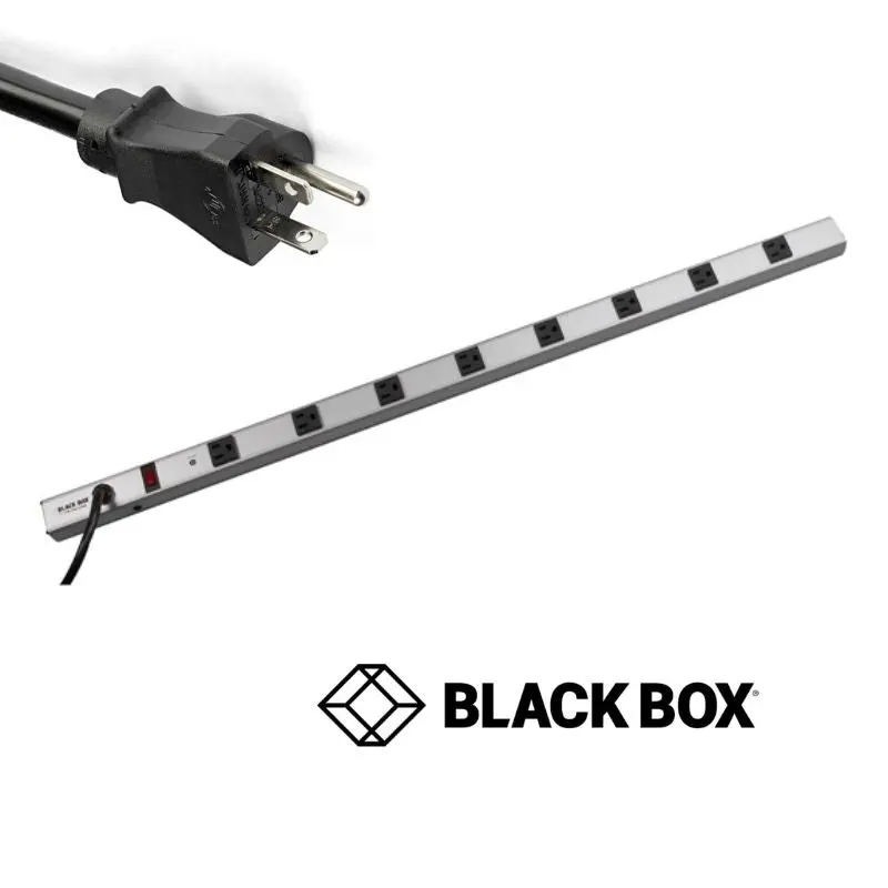 Sp216A-R2 – 10-Outlet Surge-Protected Power Strip, 15 Ft Cord, Nema 5-20P Input 1