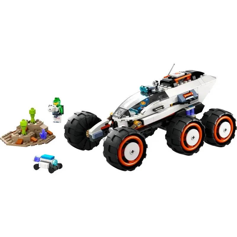 Space Explorer Rover & Alien Life Building Set – 311-Piece Stem Toy 1