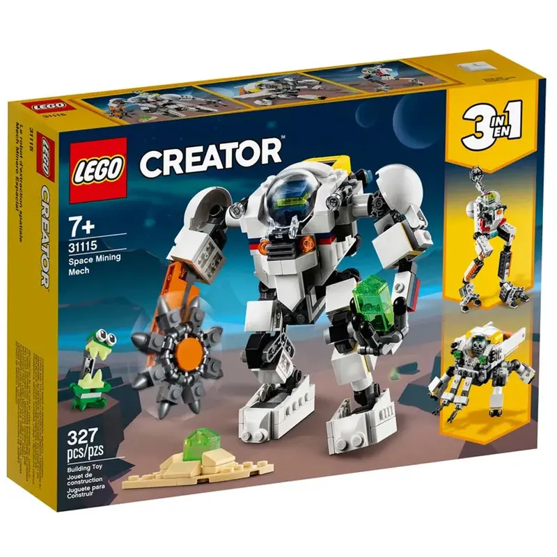 Space Mining Mech Construction Set – 327-Piece Creator Series Model Kit 1