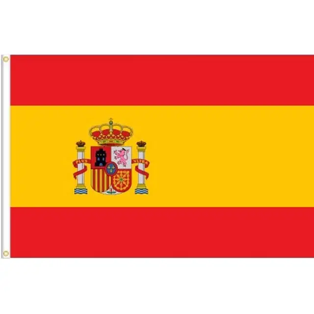 Spain 3X5 Ft Souvenir Flag – Official National Design 1
