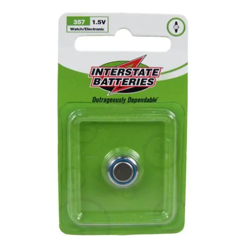 Sr44 / 357 Silver Oxide Battery – 1.55V High-Drain Coin Cell (Replacement For Ag13, S76E) 1